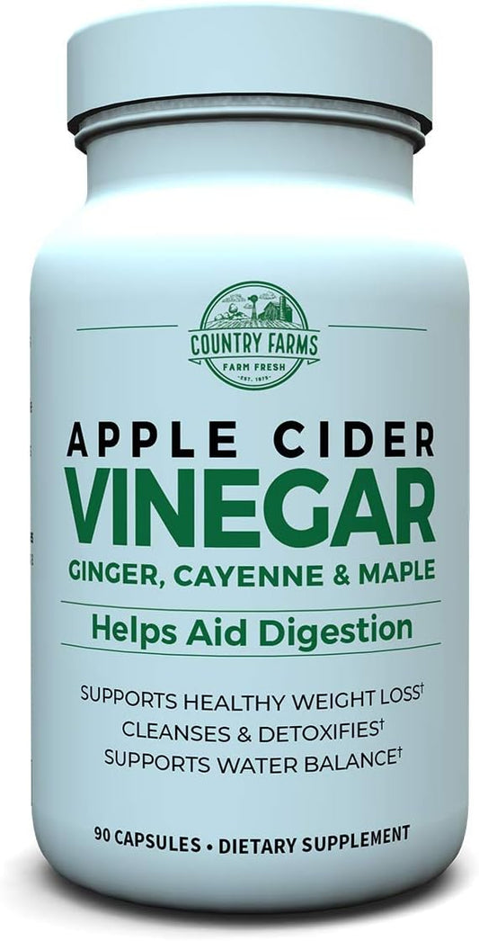 Country Farms Apple Cider Vinegar Capsules - 90 Ct