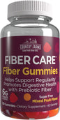 Country Farms Fiber Care Prebiotic Gummies, 6g of Fiber Per Serving 120 gummies