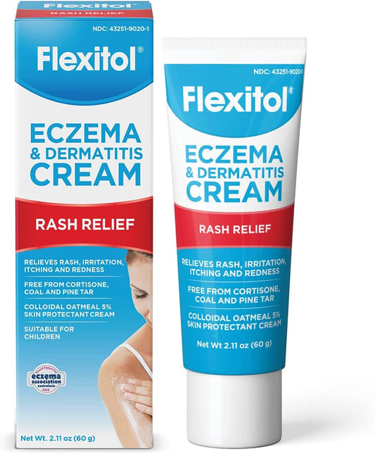Flexitol Eczema & Dermatitis Cream ?????+????? Steroid & Fragrance Free For Sensitive, 2.33 Fl Oz