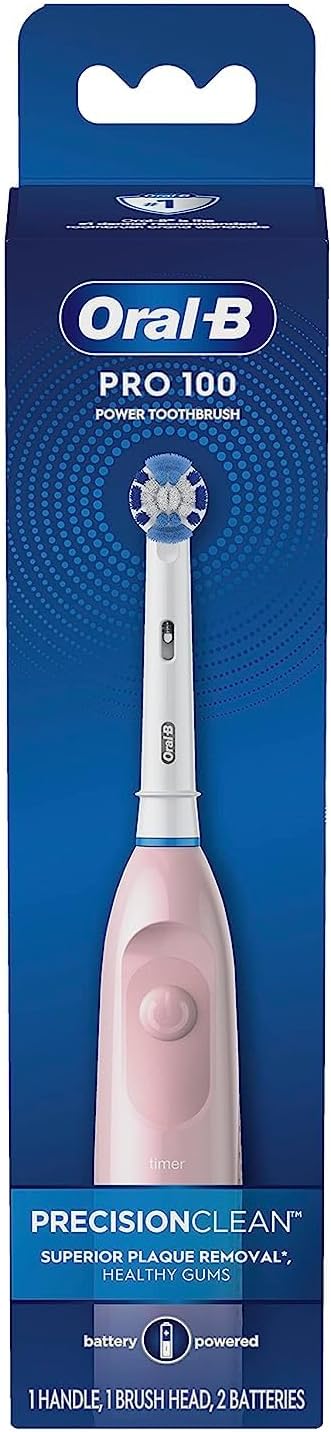 Oral-B Pro 100 Precision Clean Battery Powered Toothbrush 1ct