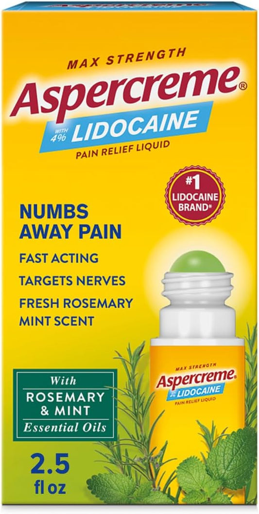 Aspercreme Essential Oils Pain Relief Roll-On - 2.5 Oz