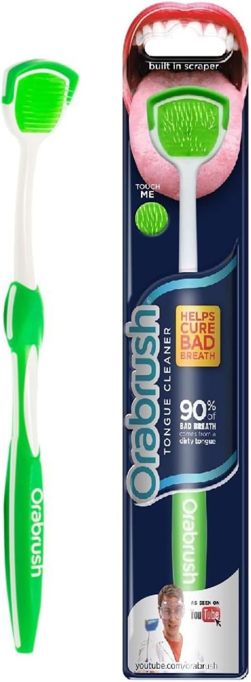 Dentek Orabrush Tongue Cleaner And Tongue Scraper 1Ct