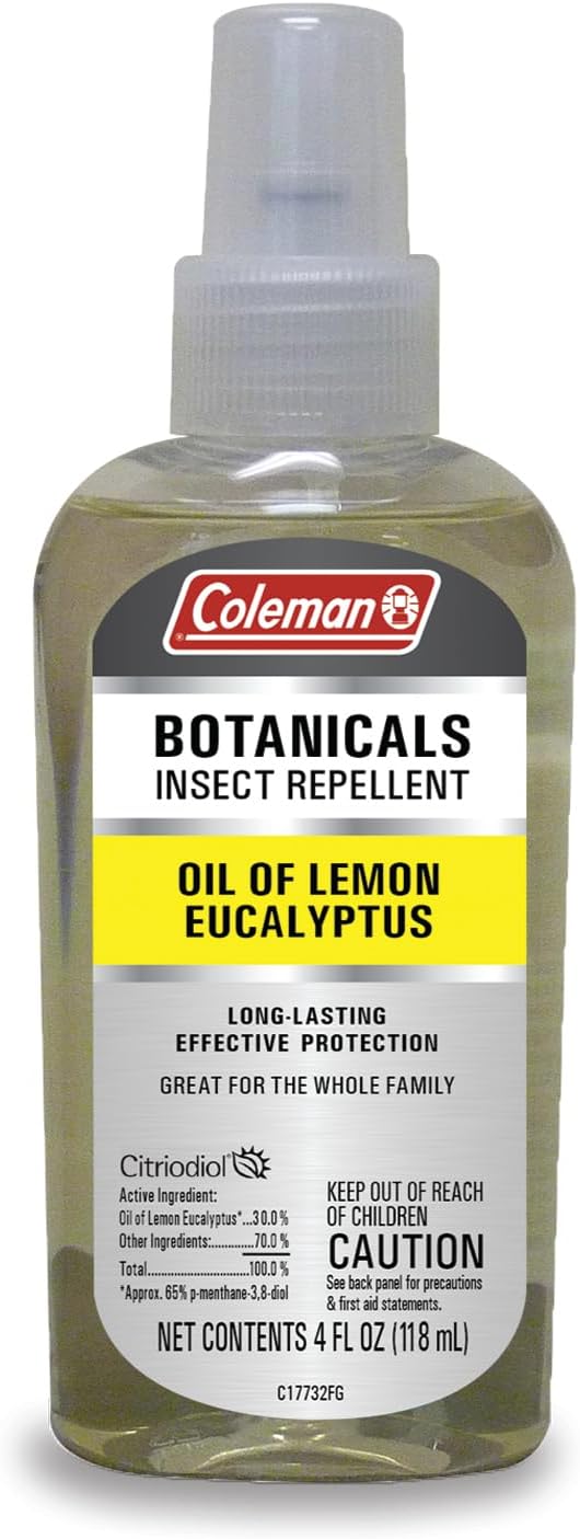 Coleman Insect Repellent Spray - Lemon Eucalyptus - 4 Fl Oz