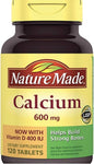 Nature Made Calcium 600 Mg With Vitamin D - 120 Tablets