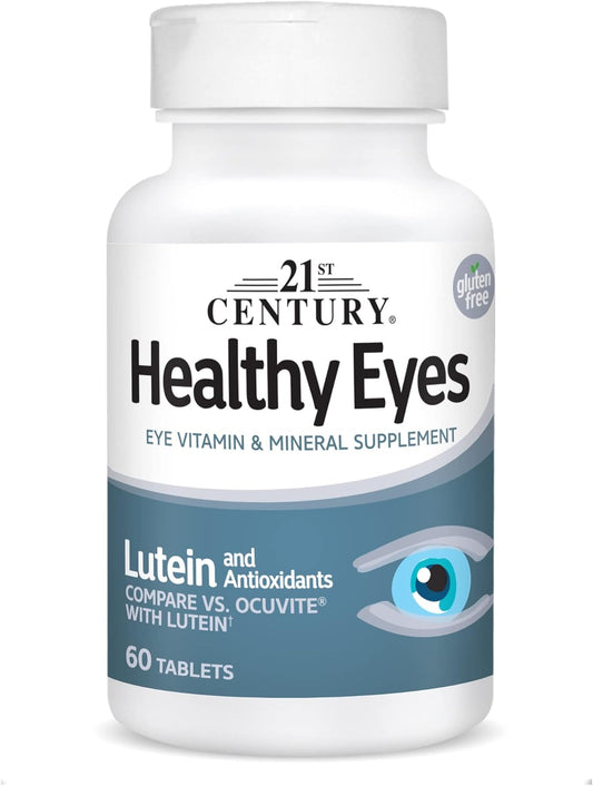 21St Century Healthy Eyes With Lutein Tablets, 60 Count,