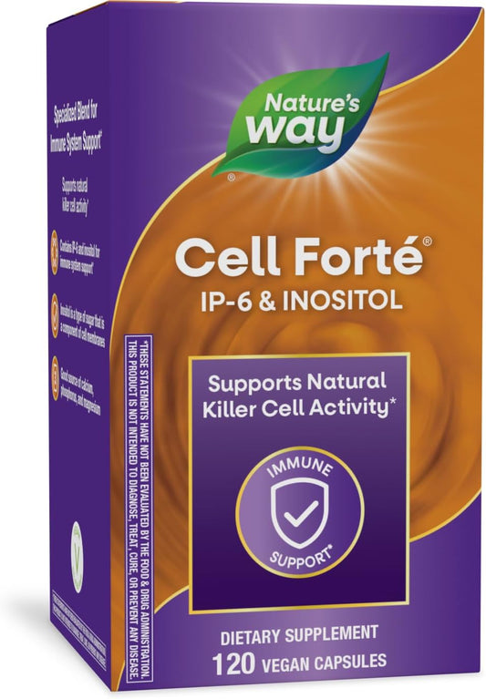 Nature'S Way Cell Fort & Inositol, Immune Support Vegan - 120 Capsules
