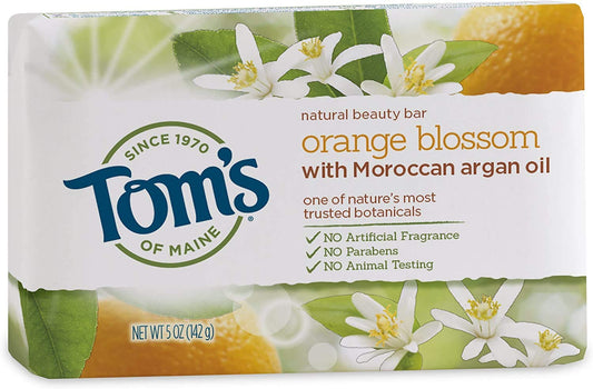 Toms of Maine Orange Blossom Beauty Bar Soap, 5 OZ