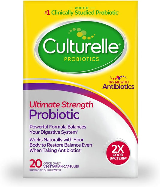 Culturelle Ultimate Strength Probiotic for Men and Women, 20 count