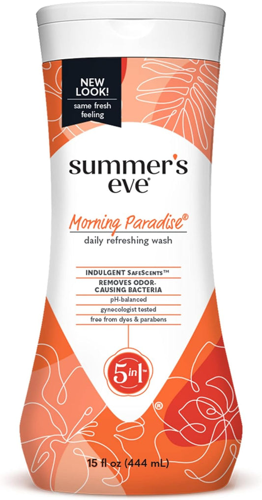 Summer'S Eve Morning Paradise Feminine Wash, Ph Balanced - 15 Fl Oz