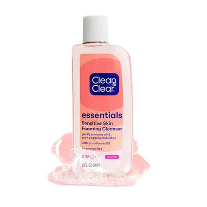 Clean And Clear Essentials Foaming Facial Cleanser - 8 Oz