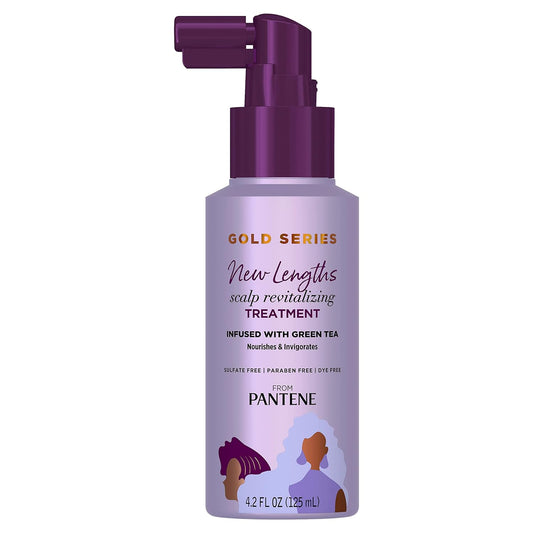 Pantene Gold Series New Lengths Scalp Revitalizing Treatment, 4.2 Fl Oz