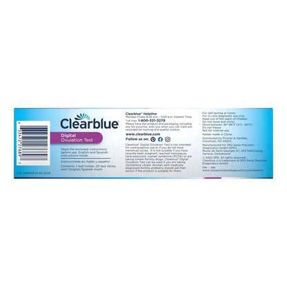 Clearblue Digital 2 Month Supply Ovulation Test - 20 Tests Ea
