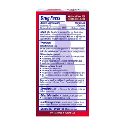 Clear Eyes Eye Drops, Redness Relief, 1 Fl Oz