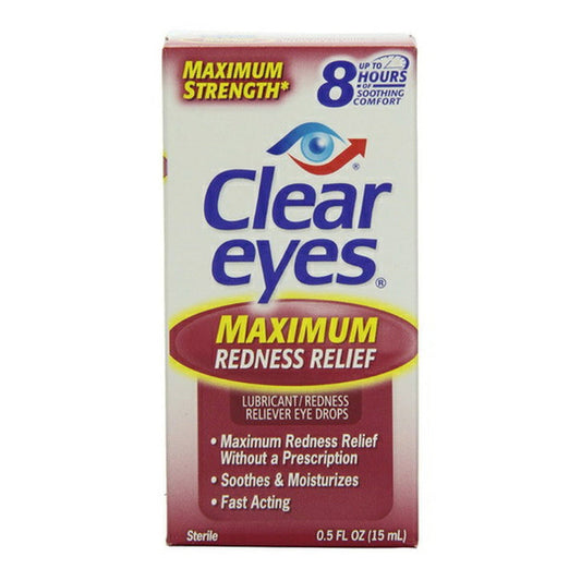 Clear Eyes Maximum Strength Redness Relief Lubricant Eye Drops - 0.5 Fl Oz
