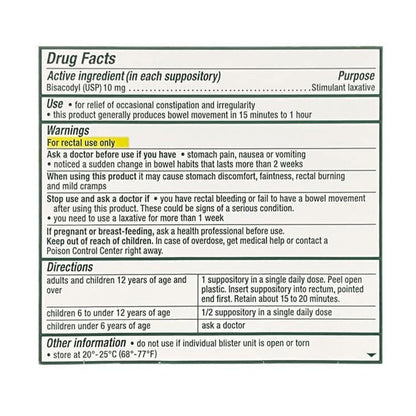 Dulcolax Suppositories