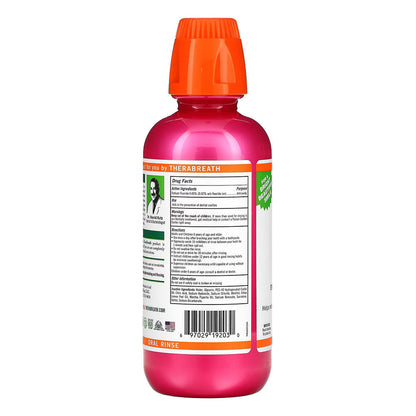 Therabreath Healthy Smile Rinse, Sparkle Mint, 16 Oz