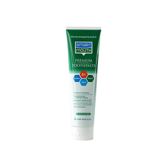 Smart Mouth Whitening Toothpaste With Fluoride Clean Mint 6 Oz