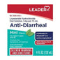 Leader Anti Diarrheal Loperamide Hydrochloride Oral Solution Mint Flavor - 4 Oz