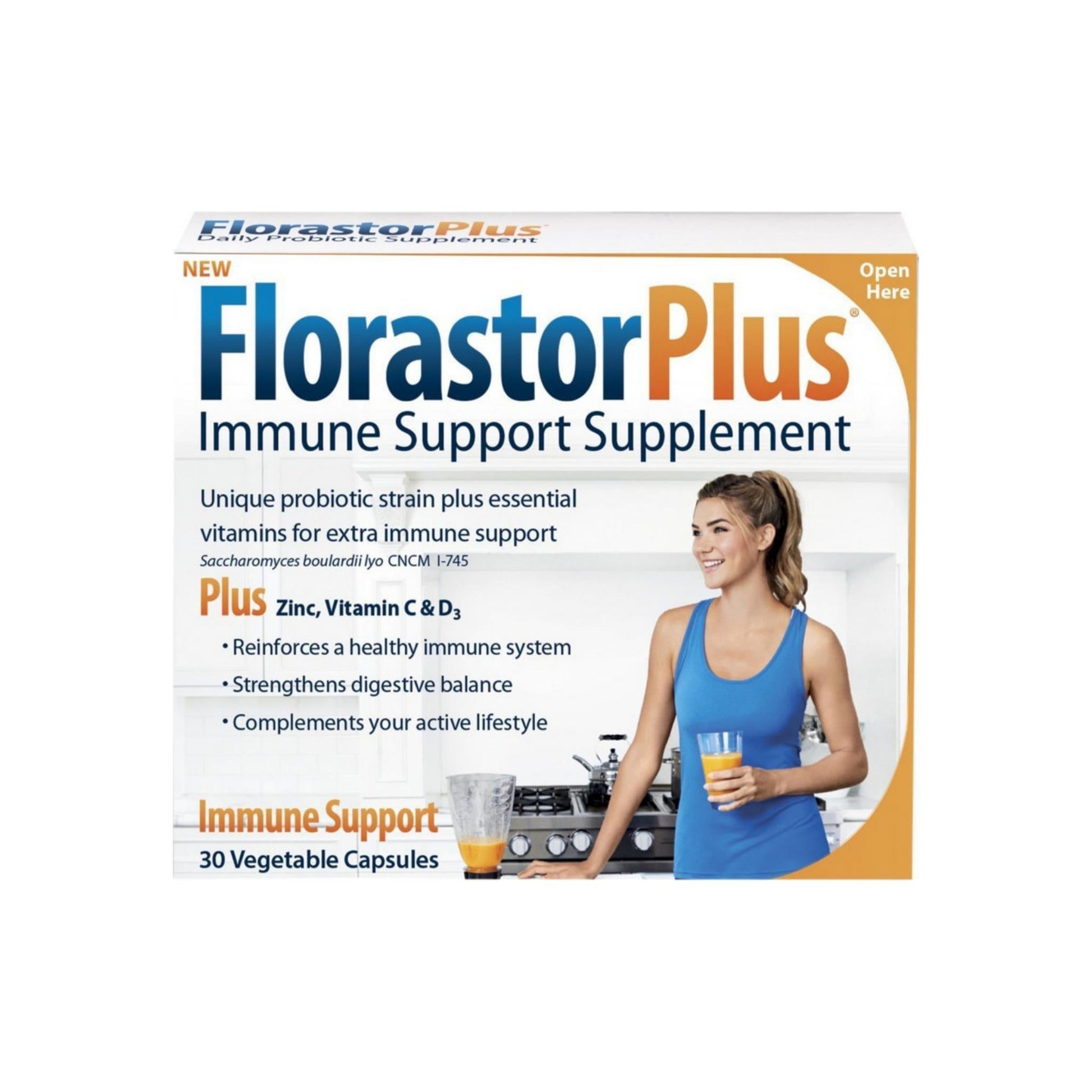 Florastor Florastorplus Capsules 30 Ea