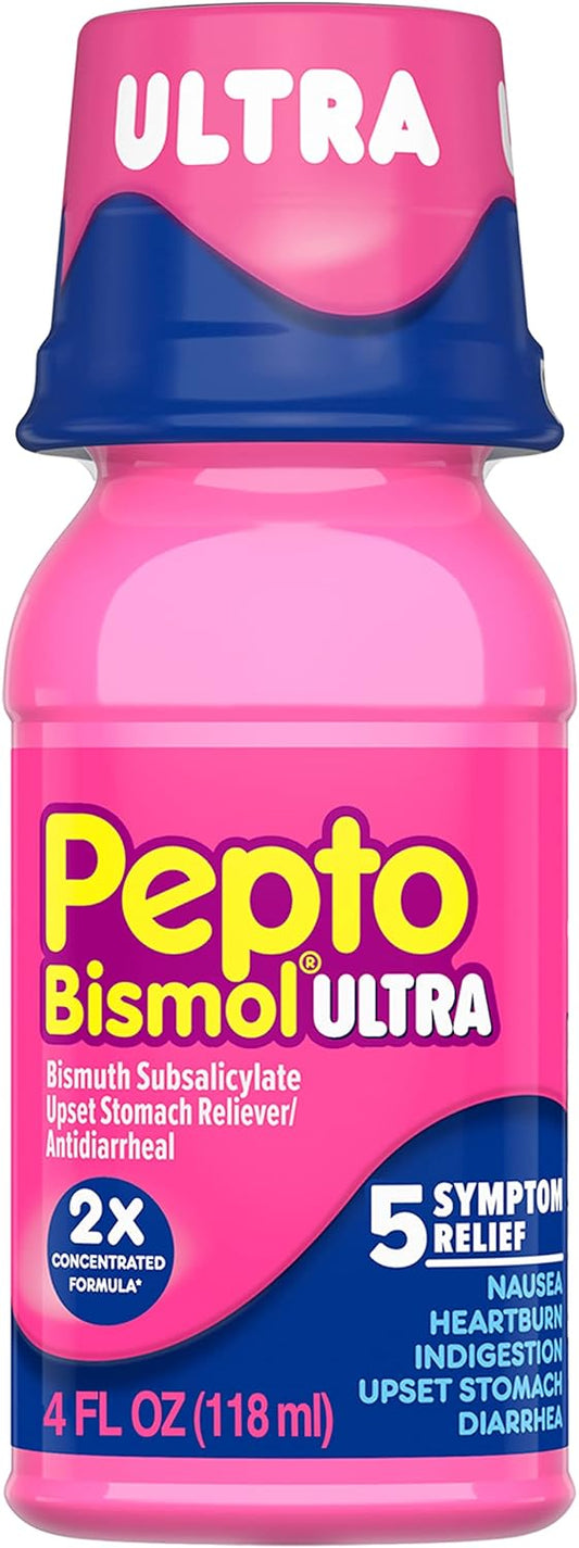 Pepto-Bismol Max 5 Symptom Relief, Including Upset Stomach & Diarrhea 4 Oz