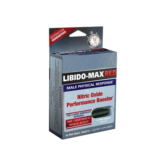Libido-Max Red Nitic Oxide Performanc Booster Dietary Supplements, 30 Ea