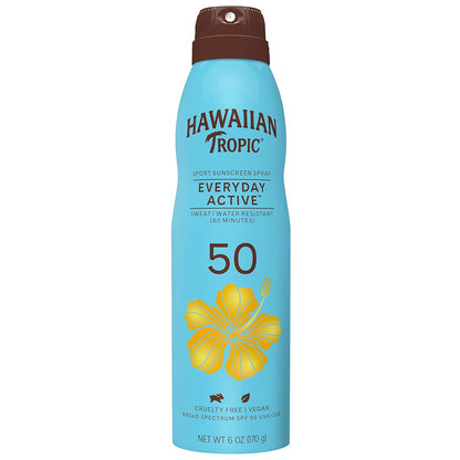 Hawaiian Tropic Island Sport Sunscreen - Spf 50 - 6 Oz