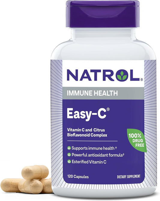 Natrol Easy-C Immune Health Care- 500 Mg, 120 Capsules
