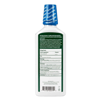 The Natural Dentist Healthy Teeth Fluoride Anticavity Mouth Wash, 16.9 Oz