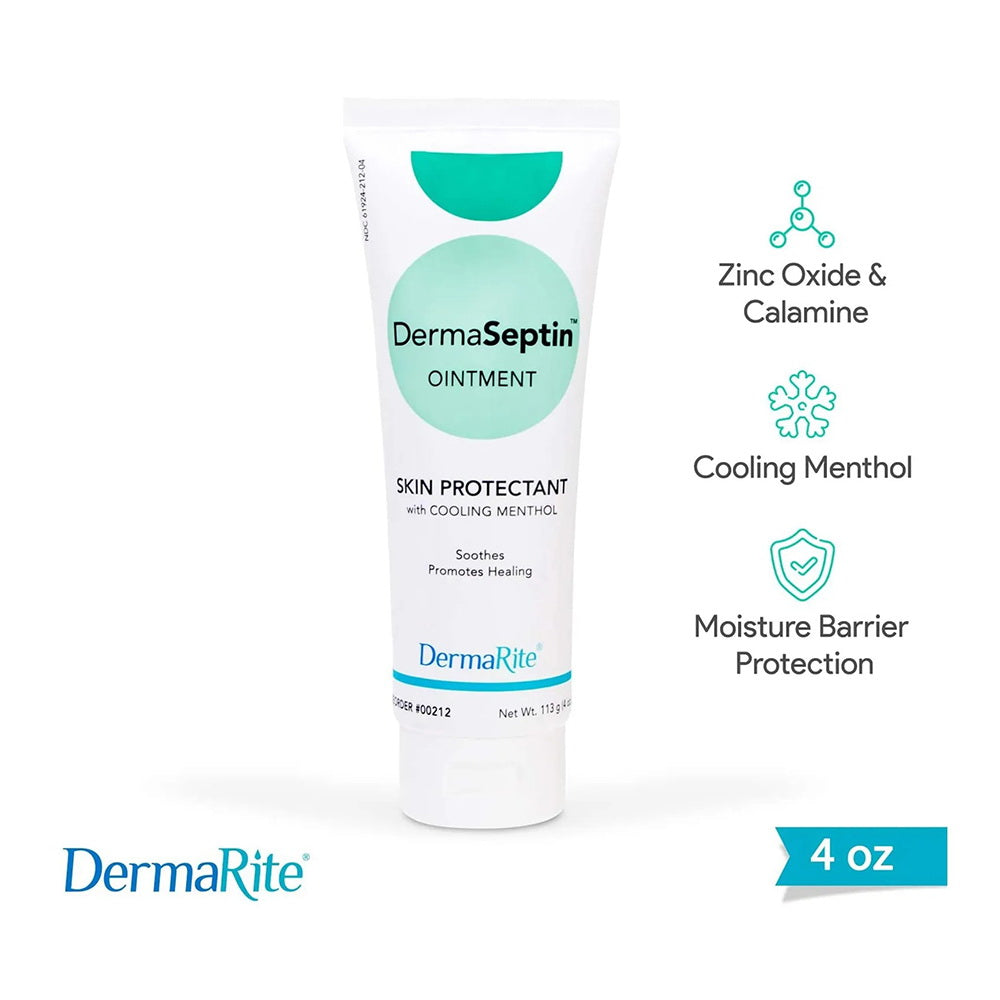 Dermaseptin Soothing Skin Protectant Ointment Tube - 4 Oz