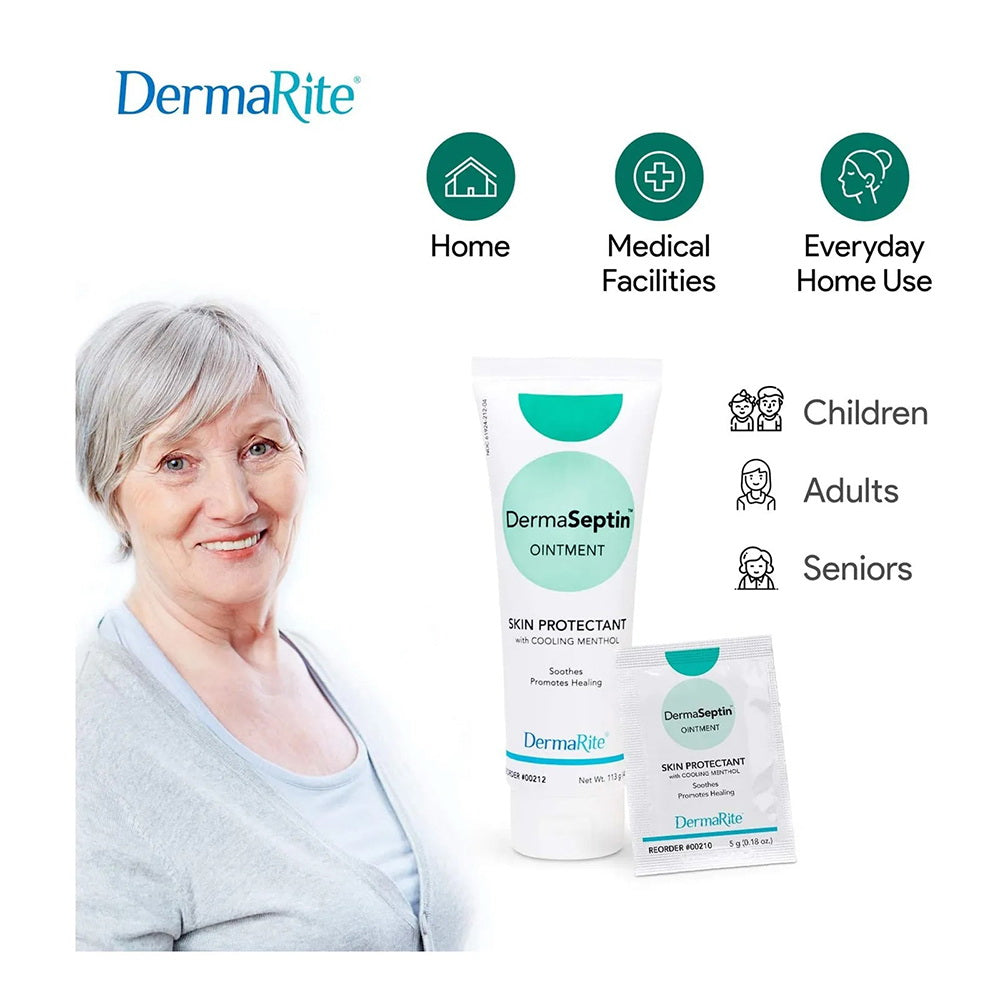 Dermaseptin Soothing Skin Protectant Ointment Tube - 4 Oz