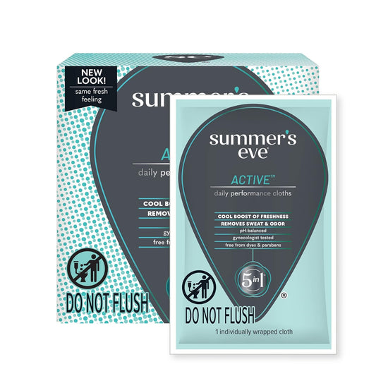 Summer'S Eve Active Daily Perfomance Feminine Wipes, Ph Balanced, 14 Count