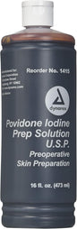 Dynarex Povidone-Iodine Prep Solution 16 oz