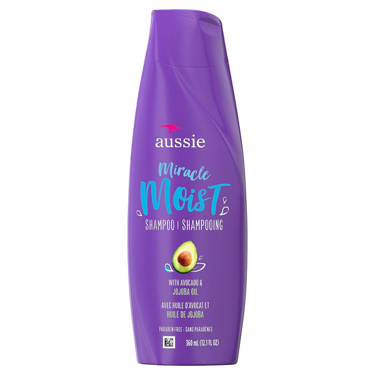 Aussie For Dry Hair Paraben Free Miracle Moist Shampoo ,12.1 Fl Oz