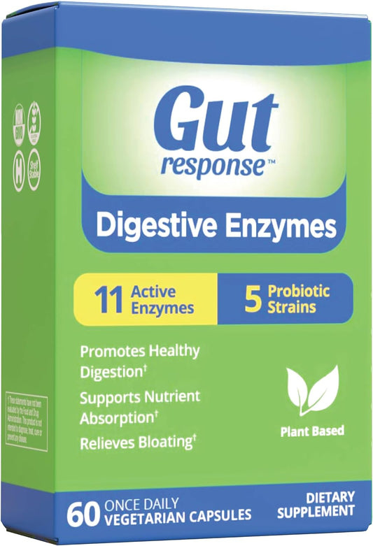 Digestive Enzymes - Bloating Relief & Digestive Support - 60 Capsules