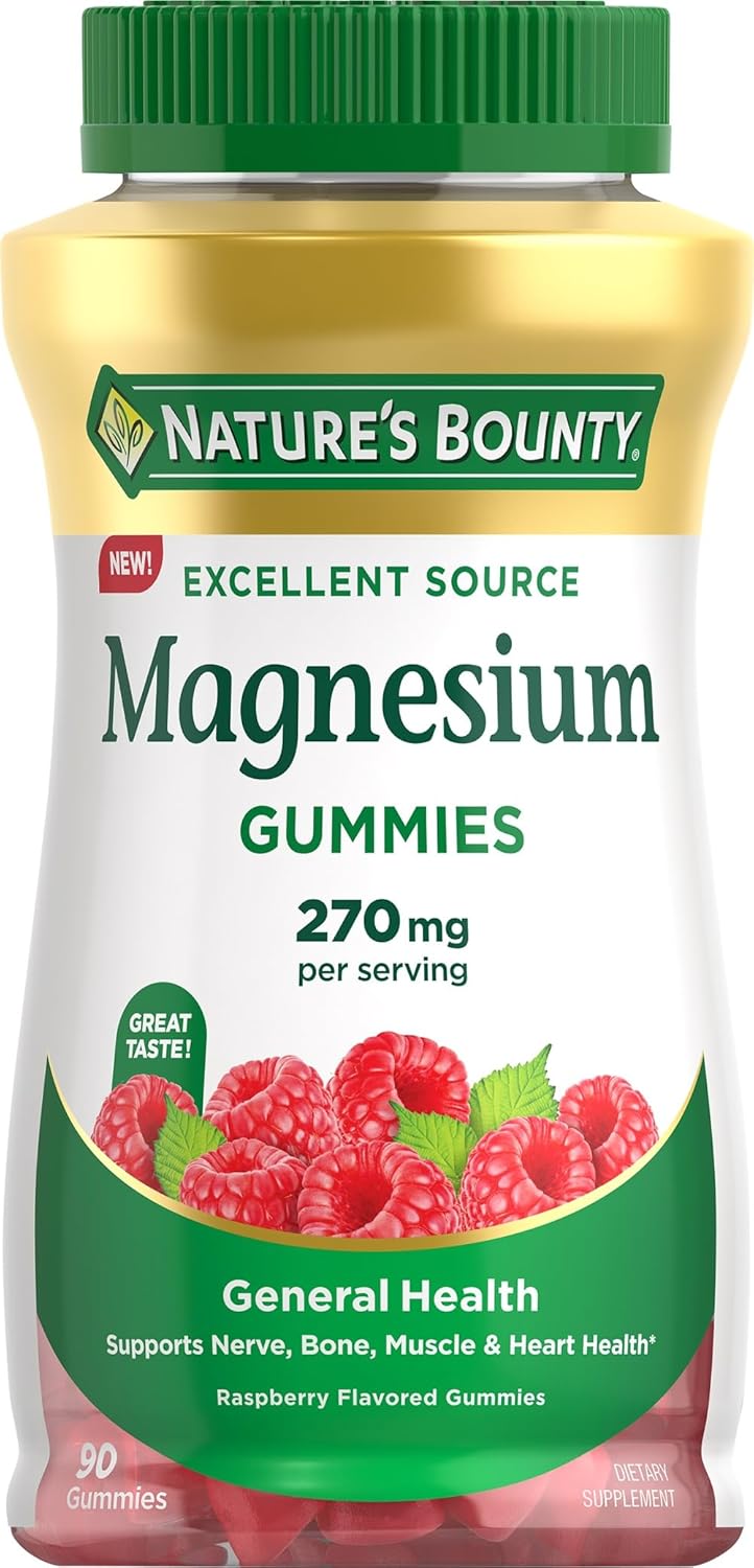 Natures Bounty Magnesium Gummies 270 Mg Per Serving 90 Gummies
