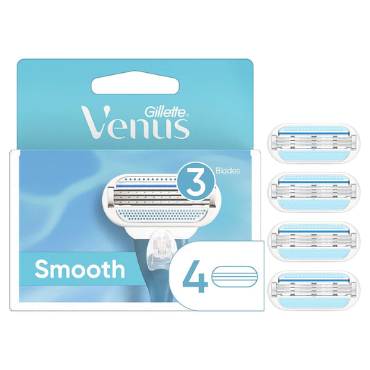 Gillette Venus Smooth Women's Razor Blades - 4 Refills