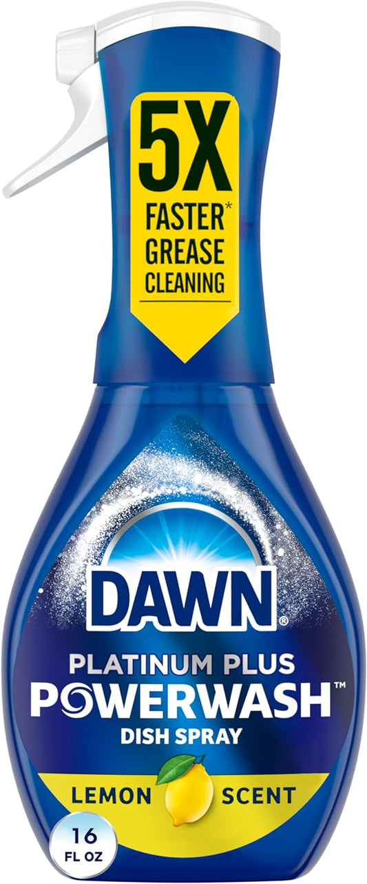 Dawny Powerwash Lemon Dish Spray, Dish Soap Starter Kit, 16 Fl Oz