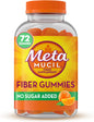 Metamucil Daily Fiber Gummies, Orange Flavored, 72 ct