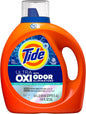 Tide Ultra OXI with Odor Eliminators Liquid Laundry Detergent, 63 oz