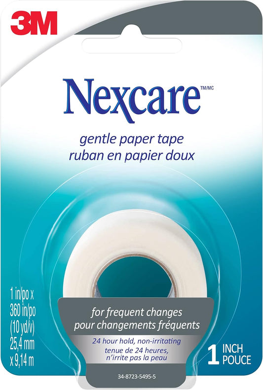 3M Gentle Paper First Aid Tape 1" X 10 Yd