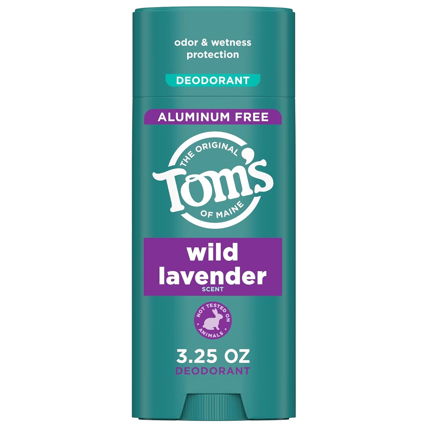 TomG?+???++s of Maine Wild Lavender Natural Deodorant for Women and Men, Aluminum Free, 3.25 oz