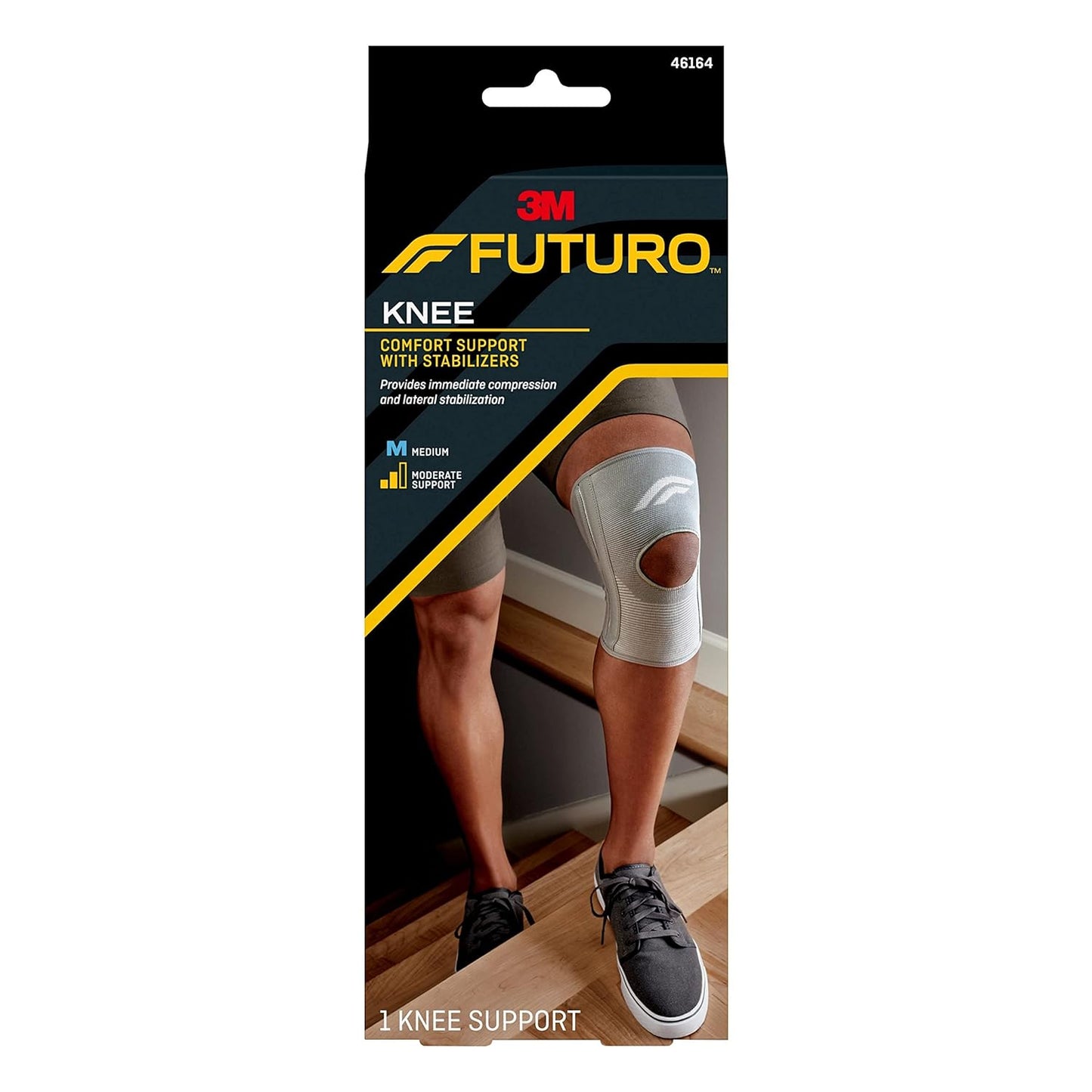 Futuro Comfort Knee With Stabilizers, Medium