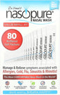 Nasopure Nasal Wash, Value Refill Kit, Comfortable Nasal Rinse 80 Salt Packets