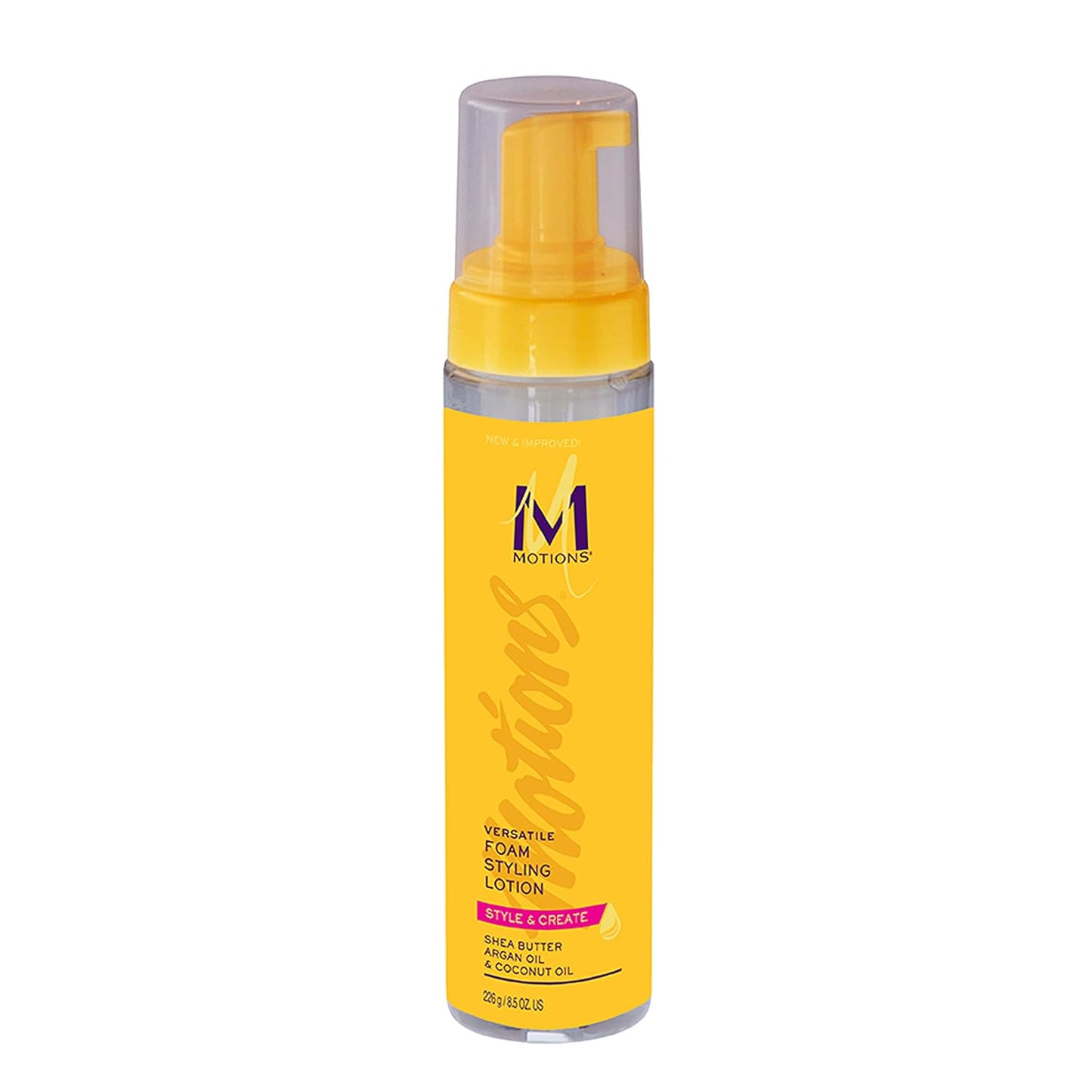 Motions Style and Create Versatile Foam Styling Lotion - For Use on All Hair Types, 8.5 oz