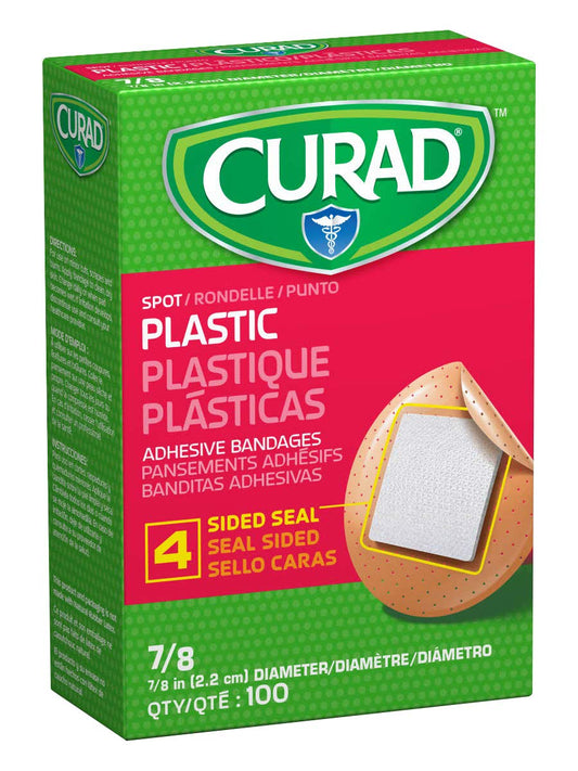 Curad Plastic Adhesive Spot Bandages