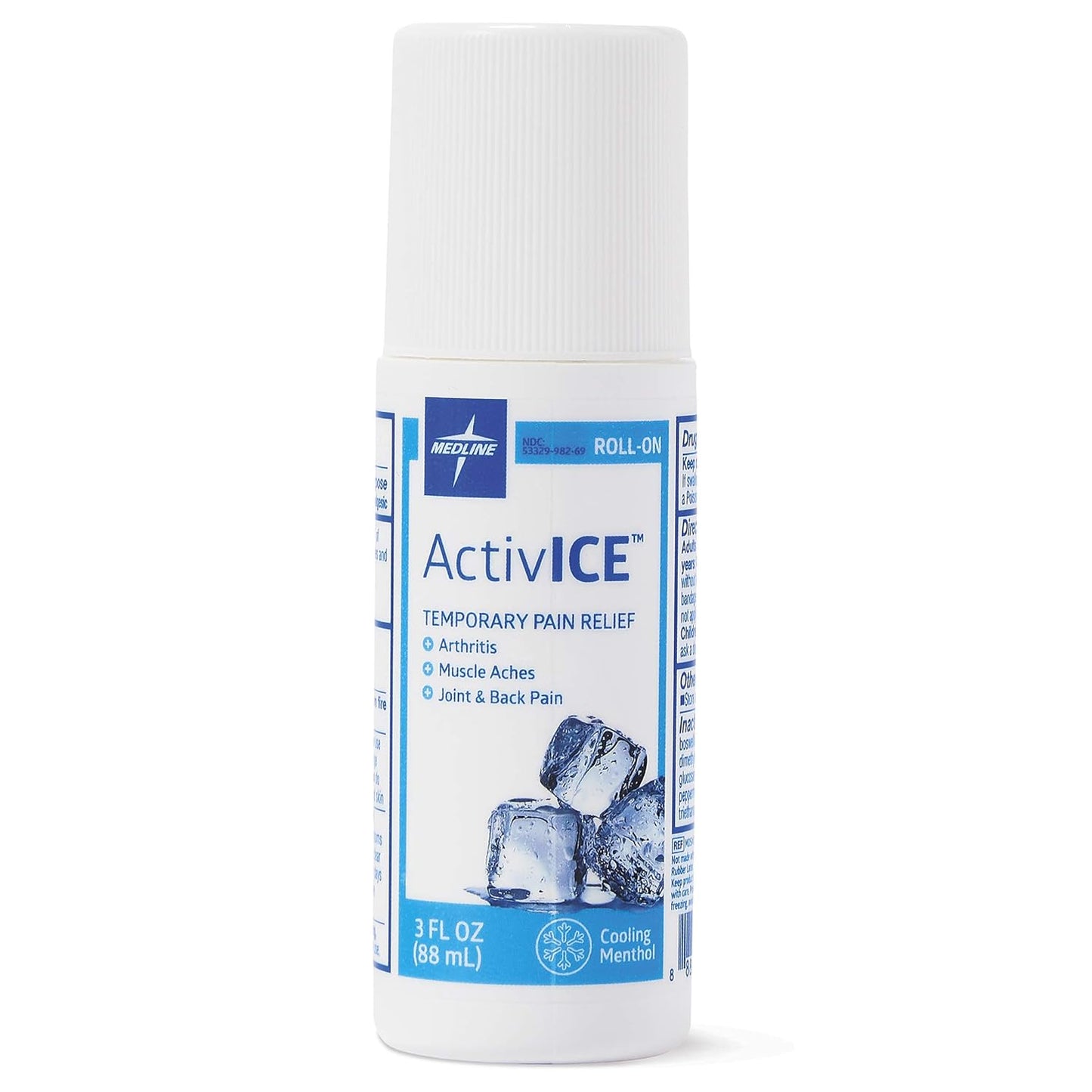 Medline Activice Topical Pain Reliever Roll On, 1Ct ,3Fl Oz