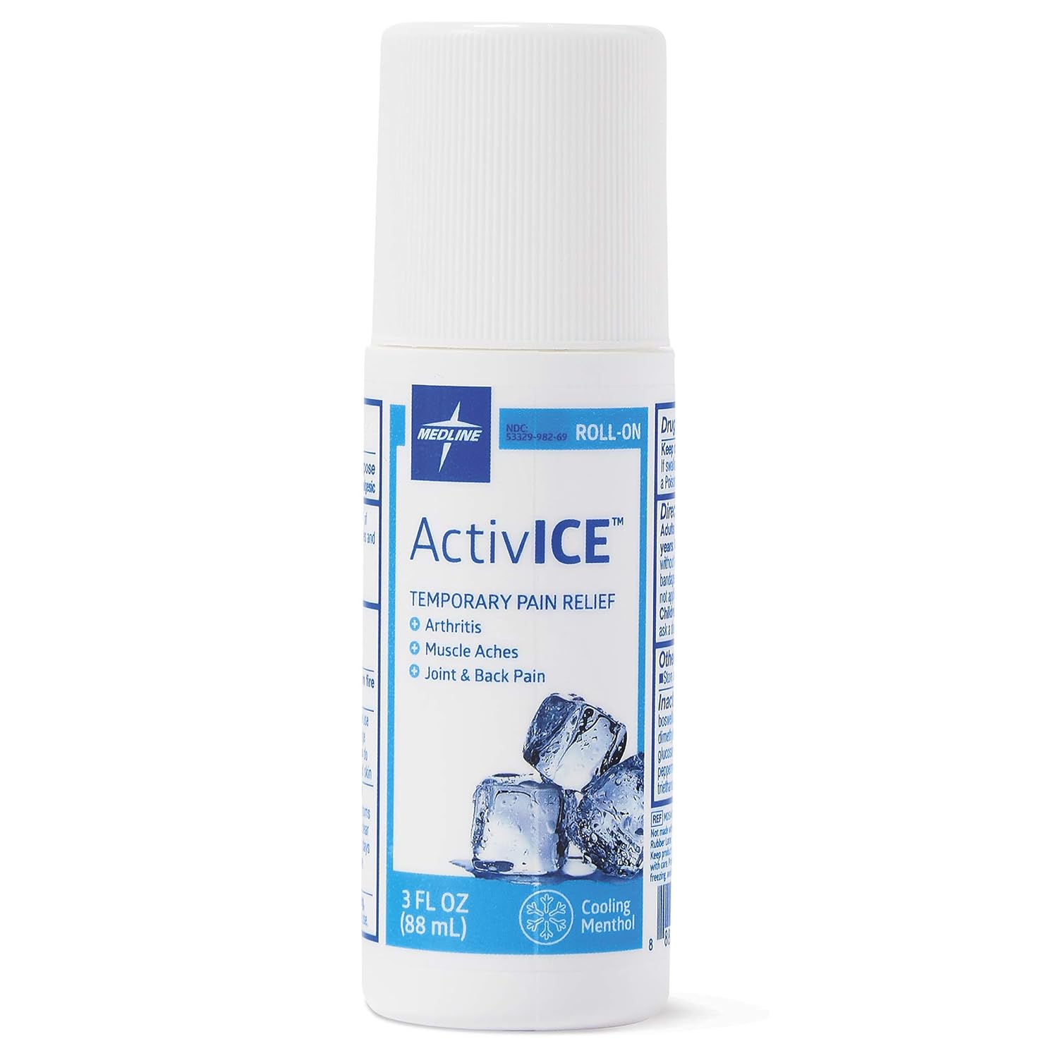 Medline Activice Topical Pain Reliever Roll On, 1Ct ,3Fl Oz