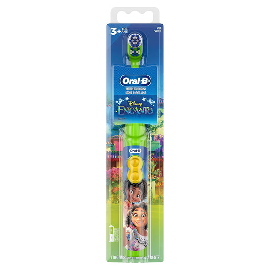 Oral-B Kid's Battery Toothbrush Featuring Disney's Encanto, Soft Bristles, for Kids 3+