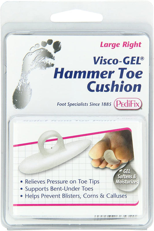 Pedifix Visco-Gel Hammer Toe Cushion, Large Right 1 Ea