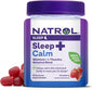 Natrol Sleep+ Calm Gummies, Drug Free Sleep Aid Supplement, 60 Gummies